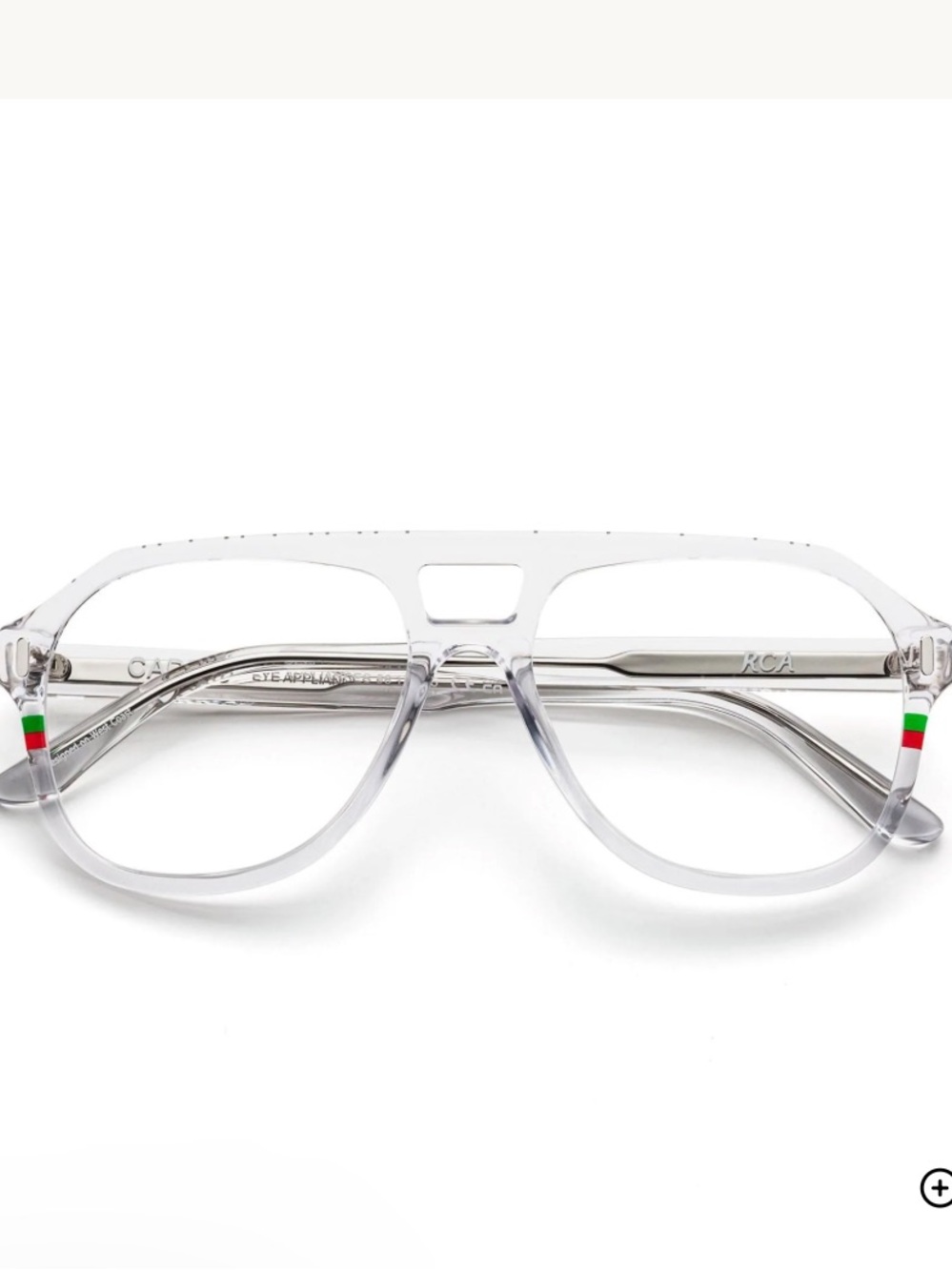 Caddis RCA Magnification 2.75  Transparent Aviator Glasses